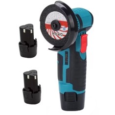 Mini polizor unghiular portabil, motor brushless 12 V cu un acumulator