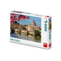 Puzzle Bazilica Sfantul Petru, 500 piese &ndash; DINO TOYS