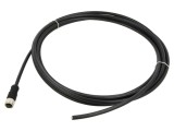 Cablu senzori/automatizări M12 mamă, 8 pini, 5 m, IP67