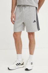 adidas pantaloni scurti Essentials barbati, culoarea gri, melanj, JE6419