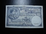 BELGIA 5 FRANCI 1938 VF