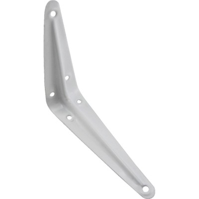 Suport pentru raft, ingust, alb, 100 x 70 x 35 mm, 24 buc / set foto
