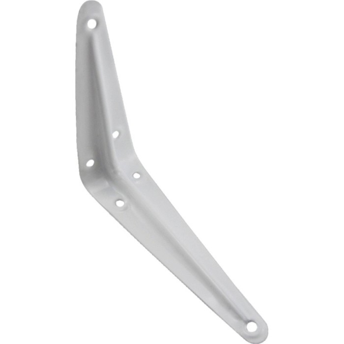 Suport pentru raft, ingust, alb, 100 x 70 x 35 mm, 24 buc / set