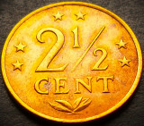 Cumpara ieftin Moneda exotica 2 1/2 CENTI - ANTILELE OLANDEZE (Caraibe), anul 1971 * cod 3811, America Centrala si de Sud