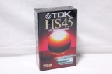 Caseta video VHS-C TDK HS45 45 min - sigilata
