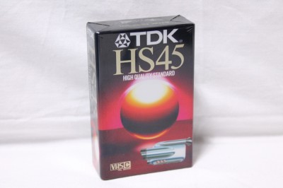 Caseta video VHS-C TDK HS45 45 min - sigilata foto