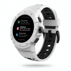 Ceas Bluetooth Smartwatch MyKronoz ZeSport2, Alb-Negru KRZESPORT2