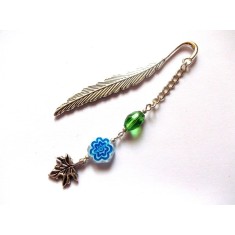 semn de carte cu margea murano si cristal 43325