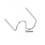 Set 100 cleme pentru pistol de reparat obiecte din plastic 0.6mm Cod: K18028-10 Automotive TrustedCars