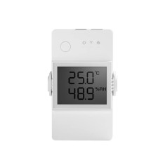 Releu smart SONOFF TH ELITE 20A, monitorizare temperatura si umiditate
