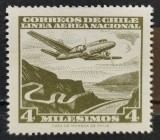 BC191, Chile 1960, timbru aviatie