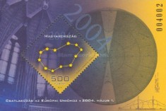 Ungaria 2004 - Uniuniea Europeana, colita neuzata foto