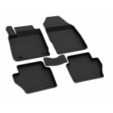 Covorase Cauciuc Premium Tip Tavita Ford Ecosport 2012-2022 ALM, Negre, Fara Miros, Bordura 3cm