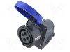 Conector alimentare AC, IEC 60309, IP67, 30A, 0,25kV, 250V AC, 4 pini, AMPHENOL - 2CMA101246R1000