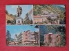 CPIB 23462 CARTE POSTALA - BAILE HERCULANE: STATUIA LUI HERCULE, BAILE NEPTUN, COMPLEXUL &quot;ROM SIND&quot;, HOTELUL DIANA, CIRCULATA, 1998, STAMPILE, TIMBRE, Fotografie