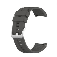 Curea Bratara Edman pentru Huawei Watch GT Active, 22mm, Gri