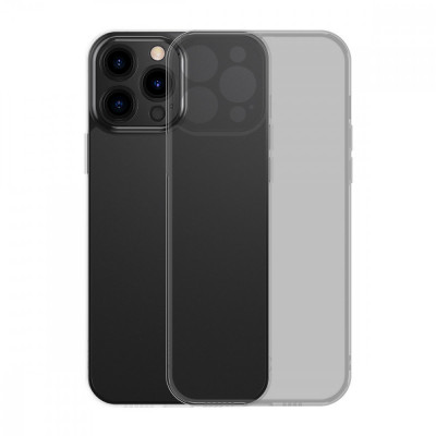 Husă Husă Din Sticlă Mată Baseus Pentru Husă Rigidă Pentru IPhone 13 Pro Cu Cadru Gel Negru (arws001001) 6932172609276 foto