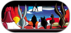 Parasolar spate cu ventuze Looney Tunes 1buc - Group on car Garage AutoRide foto