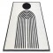 Modern covor MODE 8597 geometric crem / negru, 240x330 cm