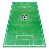 BAMBINO 9731 covor lavabil Teren, fotbal pentru copii anti-alunecare - verde , 120x170 cm