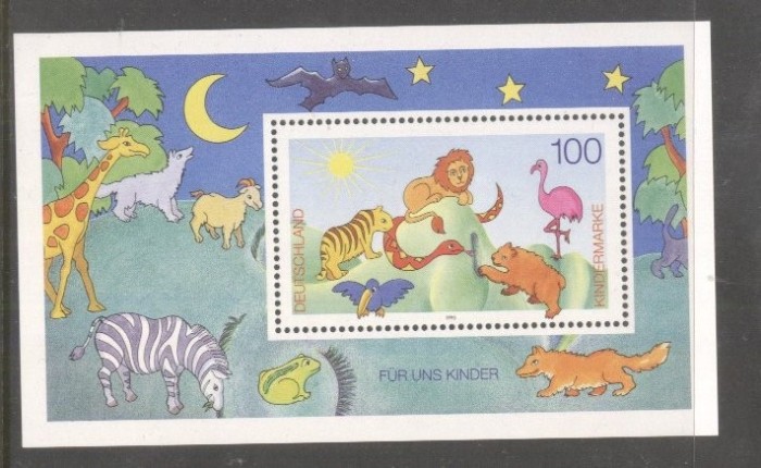 Germany Bundes 1995 Kids Children perf. sheet Mi.B34 MNH DA.178