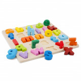 Puzzle Alfabet Litere Mici, New Classic Toys