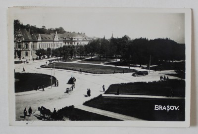 BRASOV , PARC , CARTE POSTALA , 1939 foto