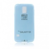 Husa Silicon Ultra Slim Sam Galaxy S5 Mini G800 Albastru