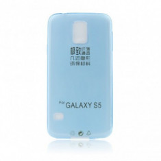 Husa Silicon Ultra Slim Sam Galaxy S5 Mini G800 Albastru