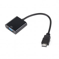 Adaptor HDMI tata - VGA mama, iesire audio