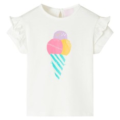 Tricou pentru copii, ecru, 92