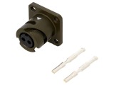 Conector Militar 10SL Soclu Mamă 2 Pin