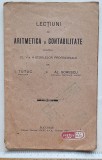 Lecțiuni de Aritmetică și Contabilitate &ndash; Socec, 1926 &ndash; manual școală profesională