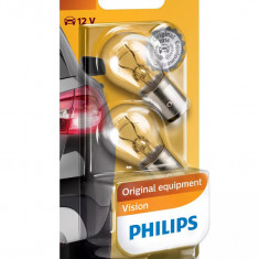 Becuri Auto Lampa Spate P21/4W Philips Vision, 12V, 4W