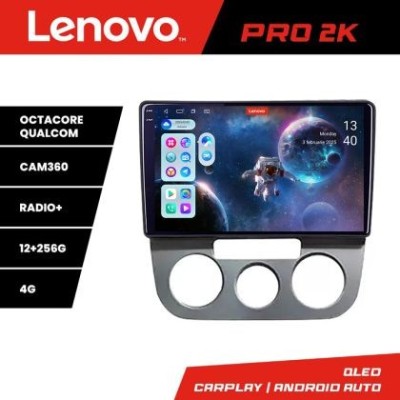 Navigatie VW Golf 5 2004-2010 clima manuala Android radio gps internet 8 core QLED 2K 12+256 360 Lenovo CarStore Technology foto
