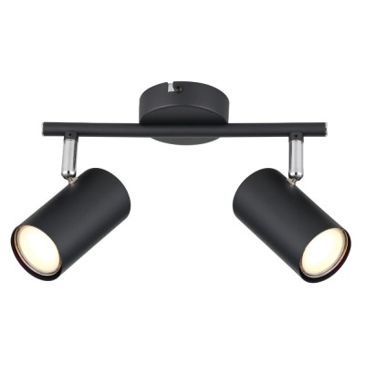 Plafoniera Allvi 57914-2, 2 x GU10, negru mat, moderna foto