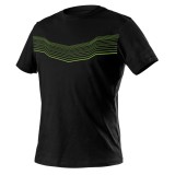 Tricou de lucru Premium PRO, marimea L, bumbac 100%, negru