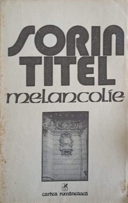 MELANCOLIE-SORIN TITEL-163924 foto