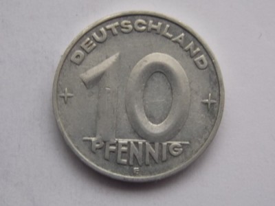 10 PFENNIG 1952 E RDG foto