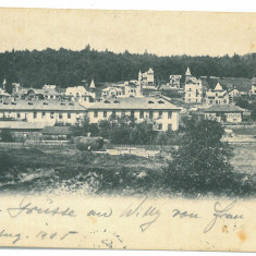 5382 - PREDEAL, panorama, Romania - old postcard - used - 1905