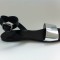 Sandale de dama din piele Silver Black, 39