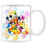 Cana alba personalizata &rdquo;Clubul lui Mickey Mouse&rdquo;, INOVATIX&reg;. 330ml