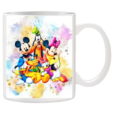 Cana alba personalizata &amp;rdquo;Clubul lui Mickey Mouse&amp;rdquo;, INOVATIX&amp;reg;. 330ml foto