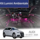 Lumini ambientale Audi A3 8V 2013-2020 set complet control telefon sau sistem original CarStore Technology