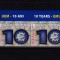 RO 2009 LP 1825 &quot;10 ani moneda EURO&quot; , serie pereche H+ dif. tabs ,MNH