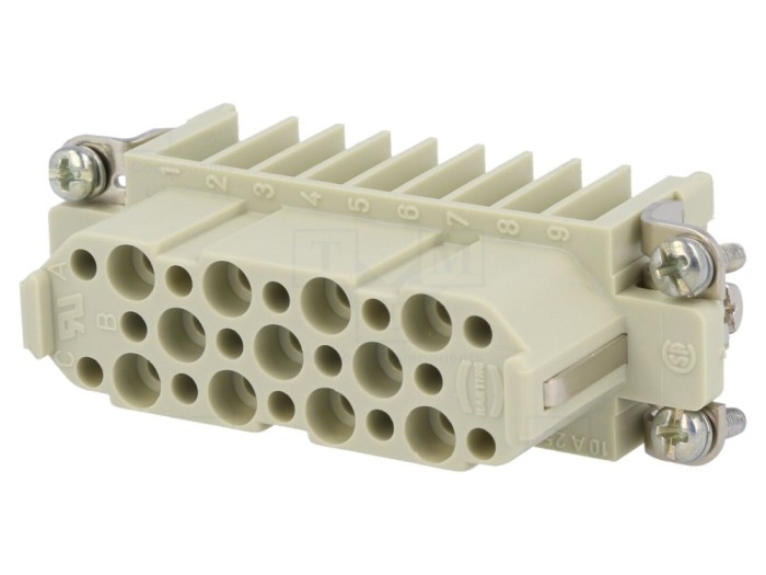 Conector HDC inserturi contact mamă 25 PE