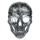 Masca Halloween, Craniu, S&acirc;rmă Argintie, Rășină Sintetică