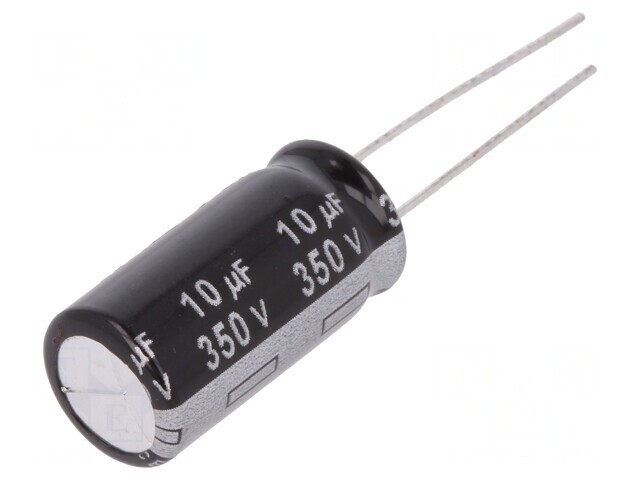 Condensator Electrolitic THT 10uF 350V &Oslash;10x20mm Raster 5mm