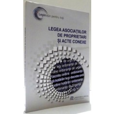 LEGEA ASOCIATIILOR DE PROPRIETARI SI ACTE CONEXE , 2012