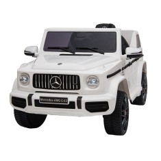 Masinuta electrica cu telecomanda mercedes benz g63 mp3 usbsd 2-25w roti spuma eva suspensii 110-69-53 cm